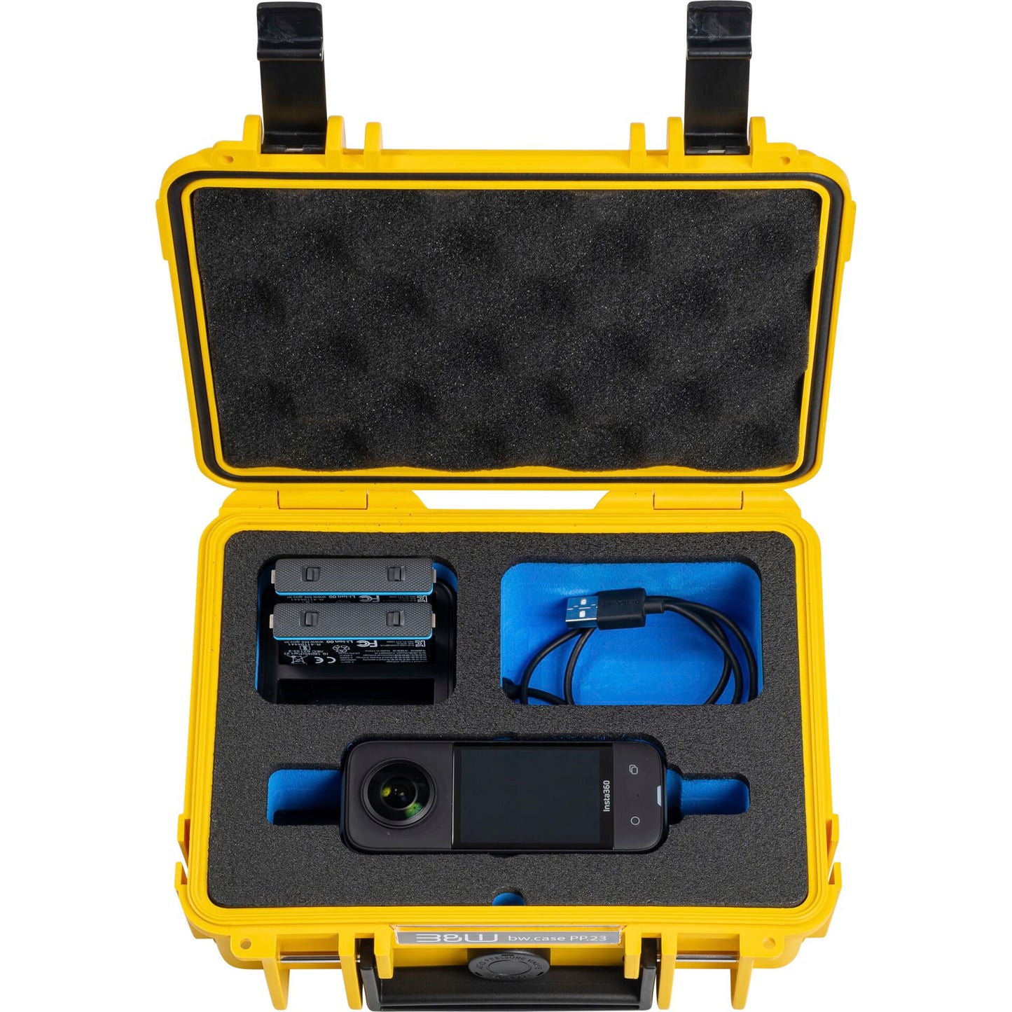 B&W action.case PP.23 yellow for Insta360 X3