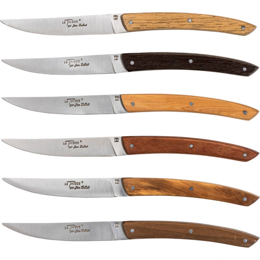 Laguiole Jean Dubost Knife Set 6 pcs., Mixed Wood