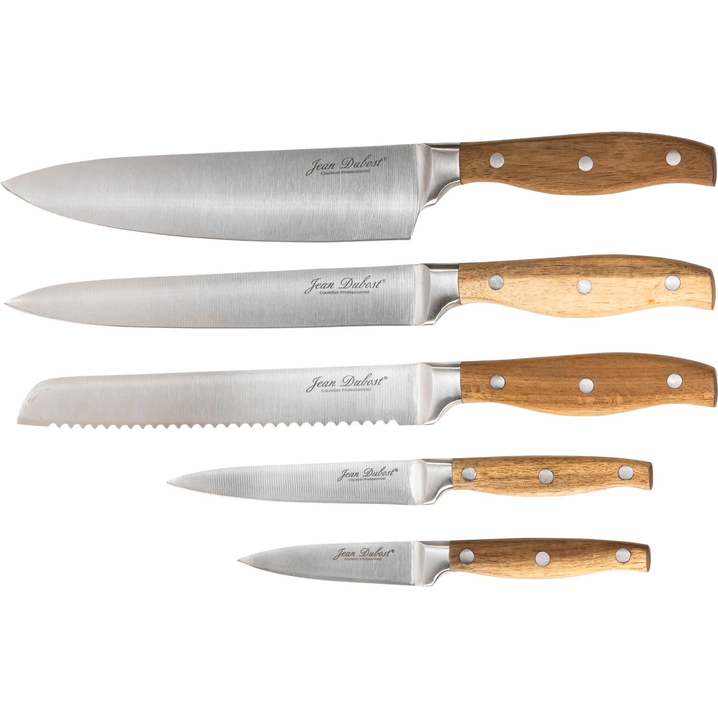 Laguiole Jean Dubost Knife Block 5 pcs.