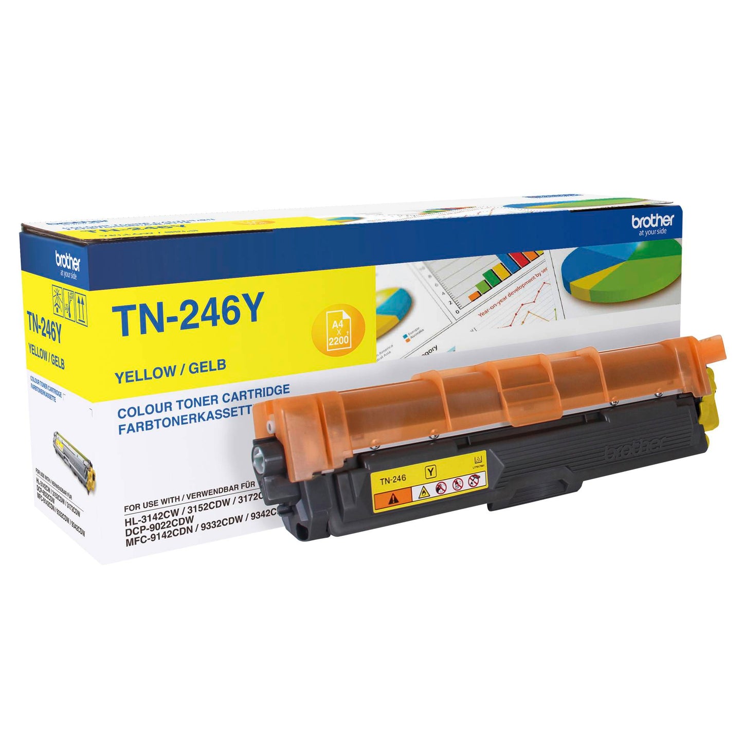 Brother TN-246 Y Toner yellow