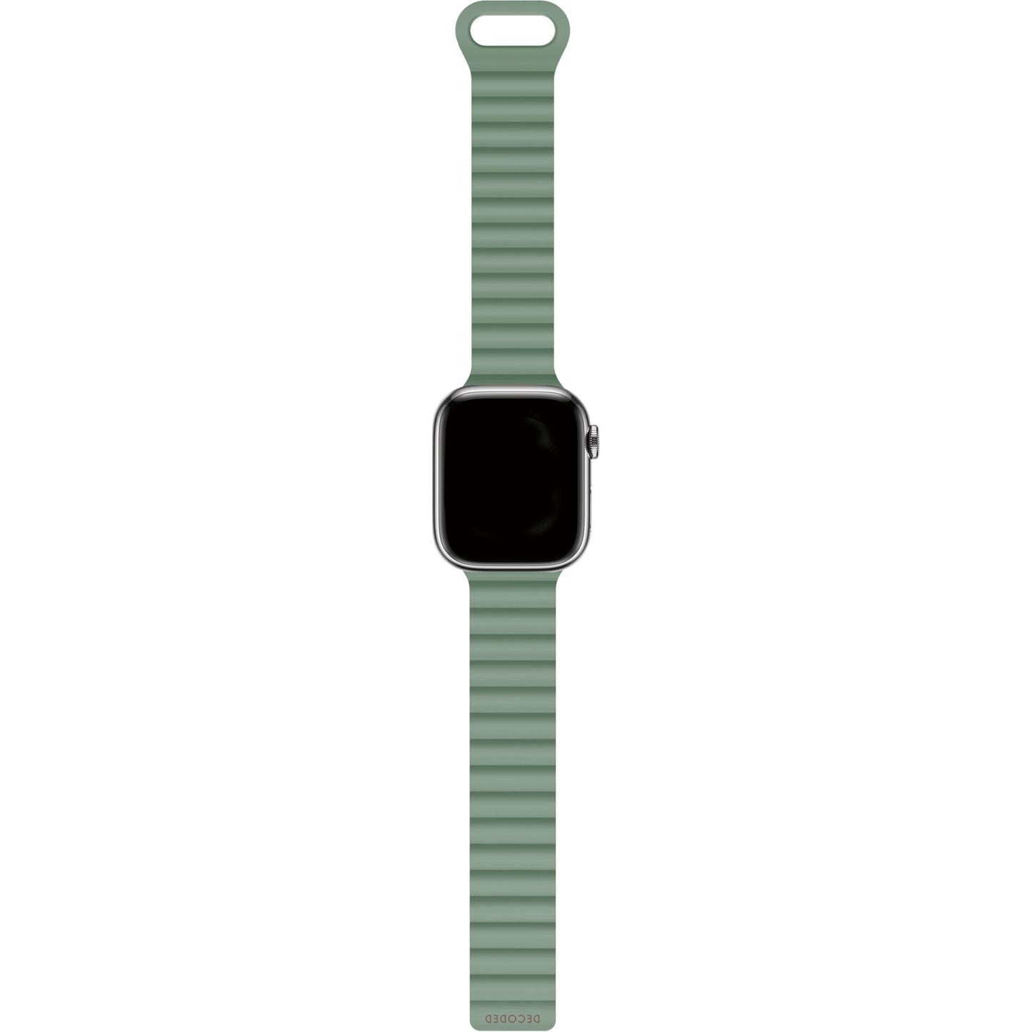 Decoded Silicone Magnet Traction Loop Strap 44/45/46/49mm Green