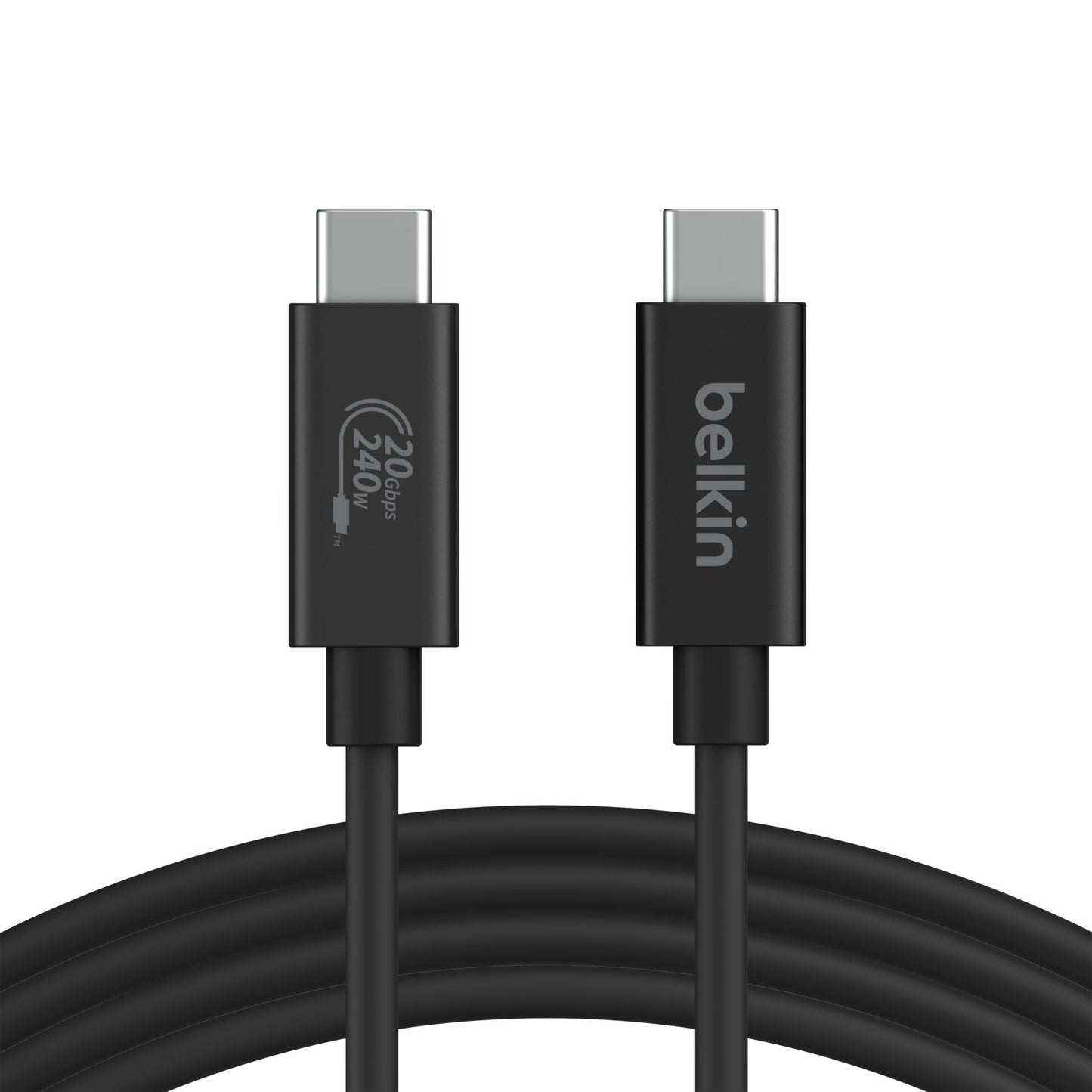 Belkin USB4 Cable USB-C/USB-C 2m 240W, 20Gbit/s, sw. INZ004bt2MBK