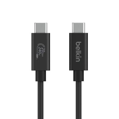 Belkin USB4 Cable USB-C/USB-C 2m 240W, 20Gbit/s, sw. INZ004bt2MBK