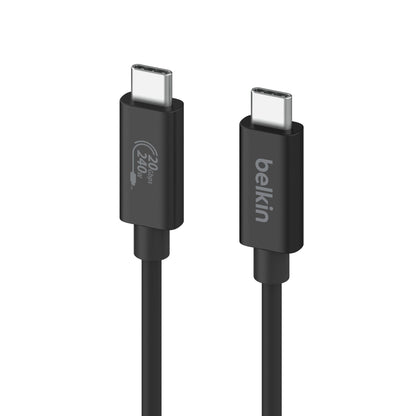 Belkin USB4 Cable USB-C/USB-C 2m 240W, 20Gbit/s, sw. INZ004bt2MBK