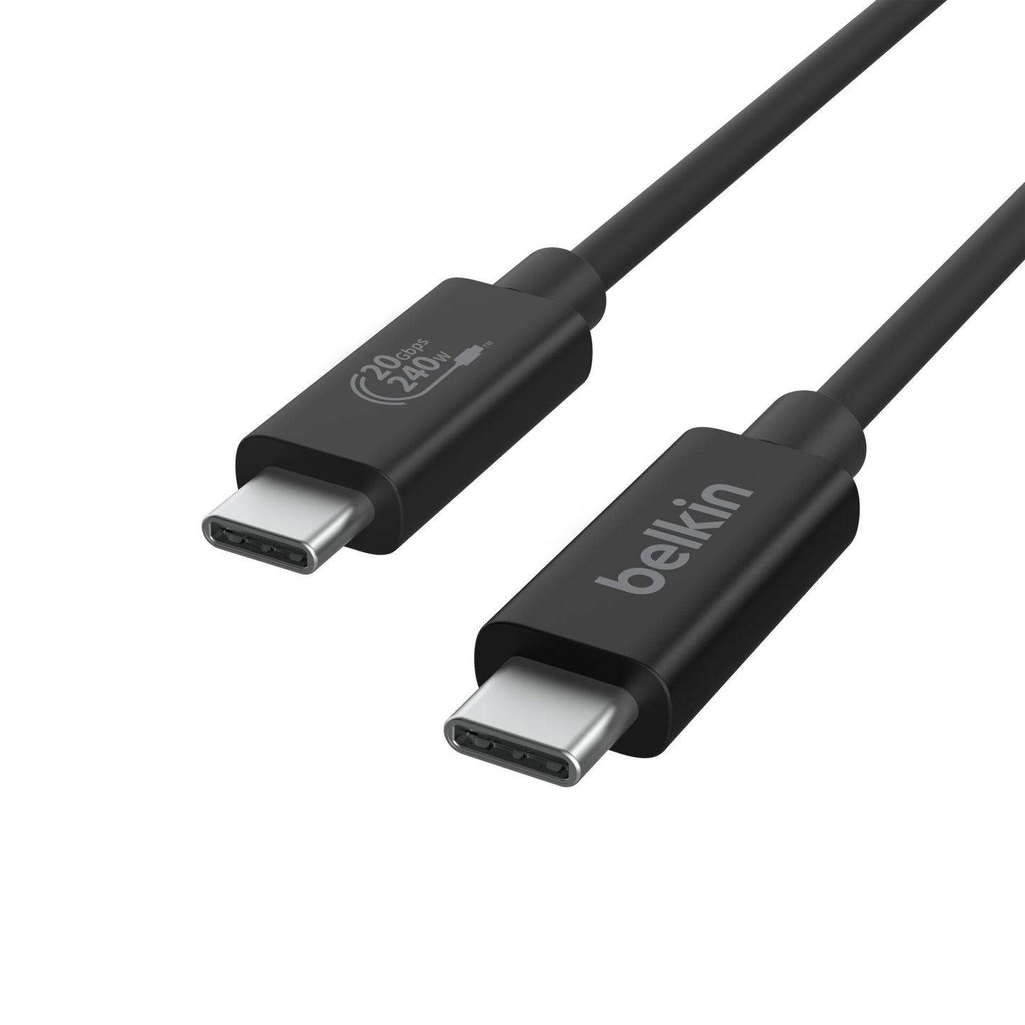 Belkin USB4 Cable USB-C/USB-C 2m 240W, 20Gbit/s, sw. INZ004bt2MBK