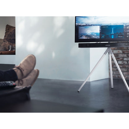 One for All TV Stand Full Metal Tripod Titanium white WM 7462