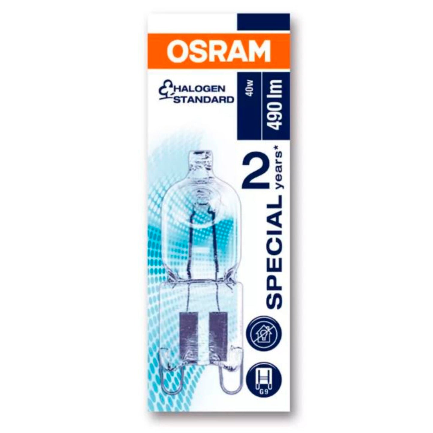 Osram Halogen Oven Bulb G9 40W 230V FS1 clear