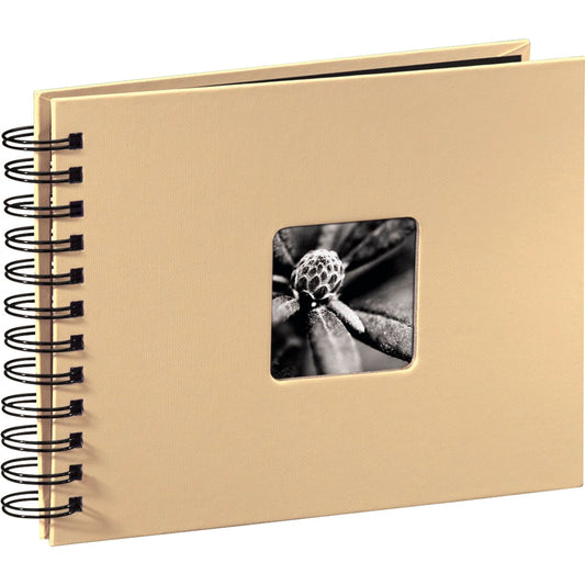 Hama  Fine Art  Spiral taupe 24x17 50 black Pages 113675