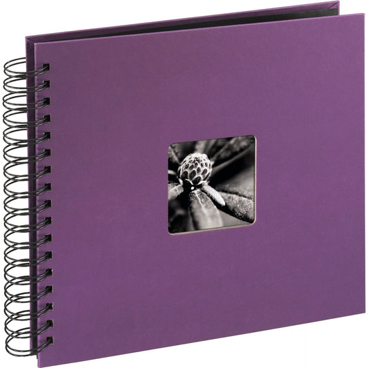 Hama  Fine Art  Spiral purple 28x24 50 black Pages 94876