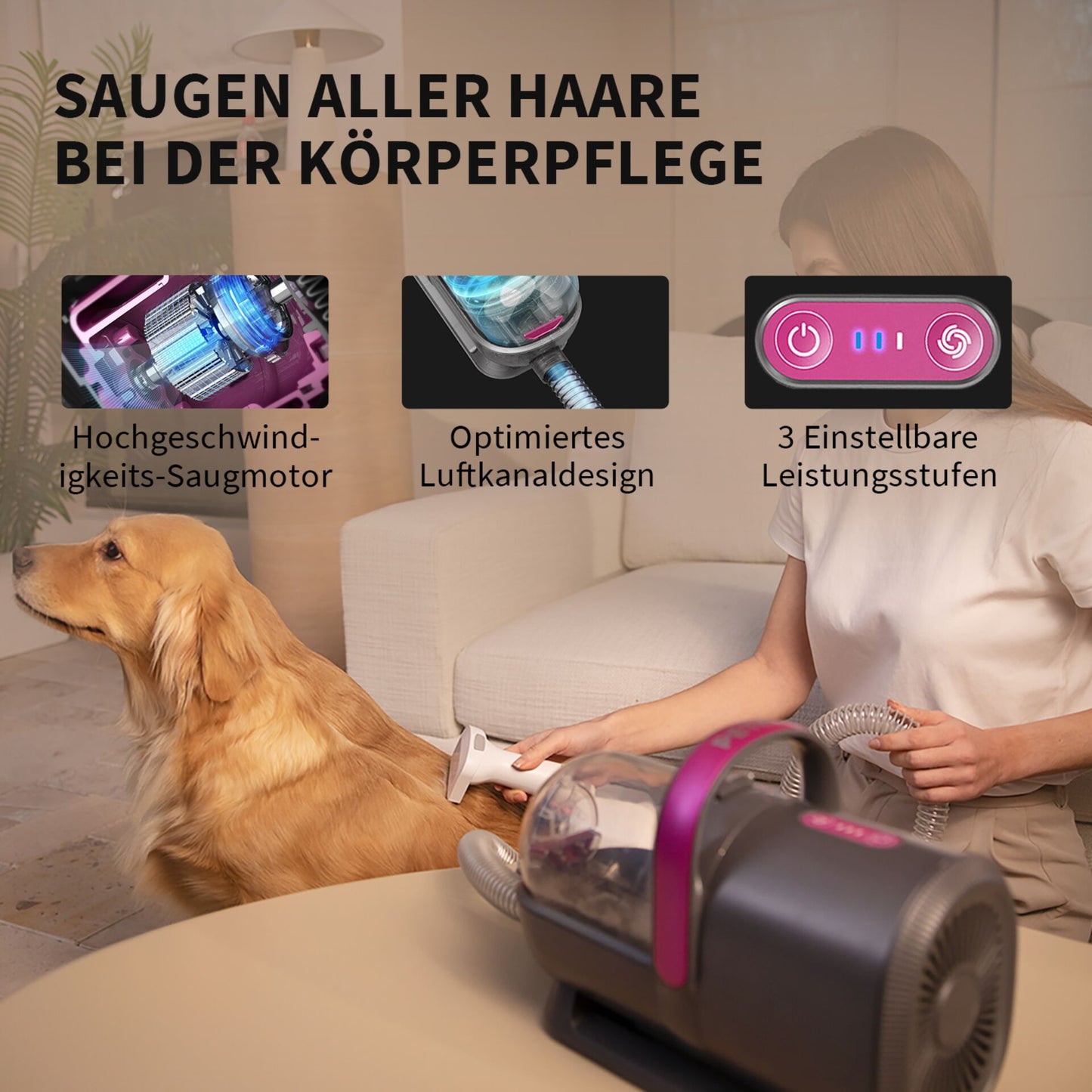 PETKIT Pet Grooming Vacuum Kit (LM4)