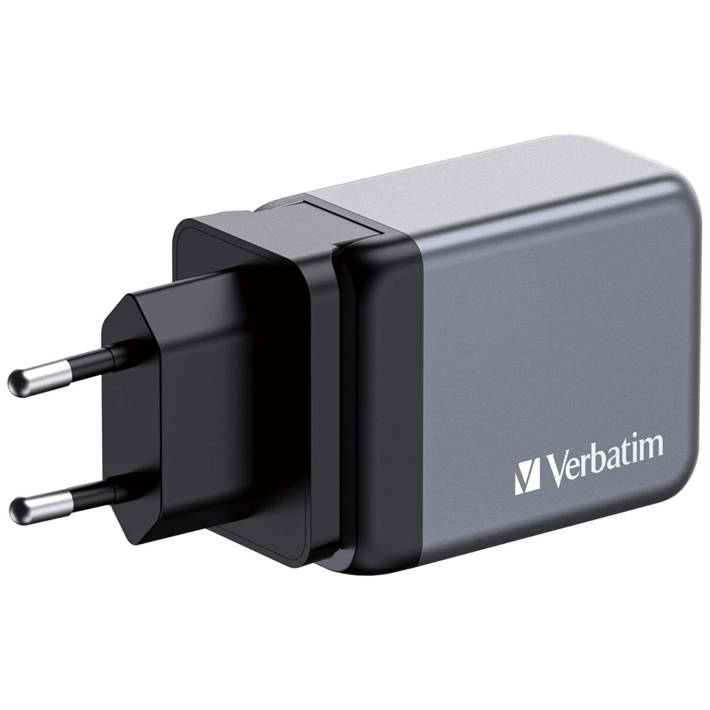 Verbatim GNC-64 GaN Charger 65W 2xUSB-C PD, 1xUSB-A QC 3.0 32201