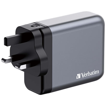 Verbatim GNC-140 GaN Charg. 140W 3xUSB-C PD, 1xUSB-A QC 3.0 32203