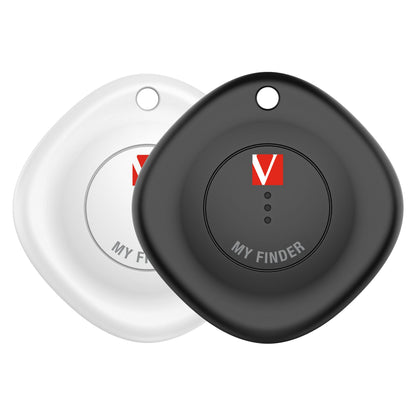 1x2 Verbatim My Finder Bluetooth Item Finder, black/white 32131