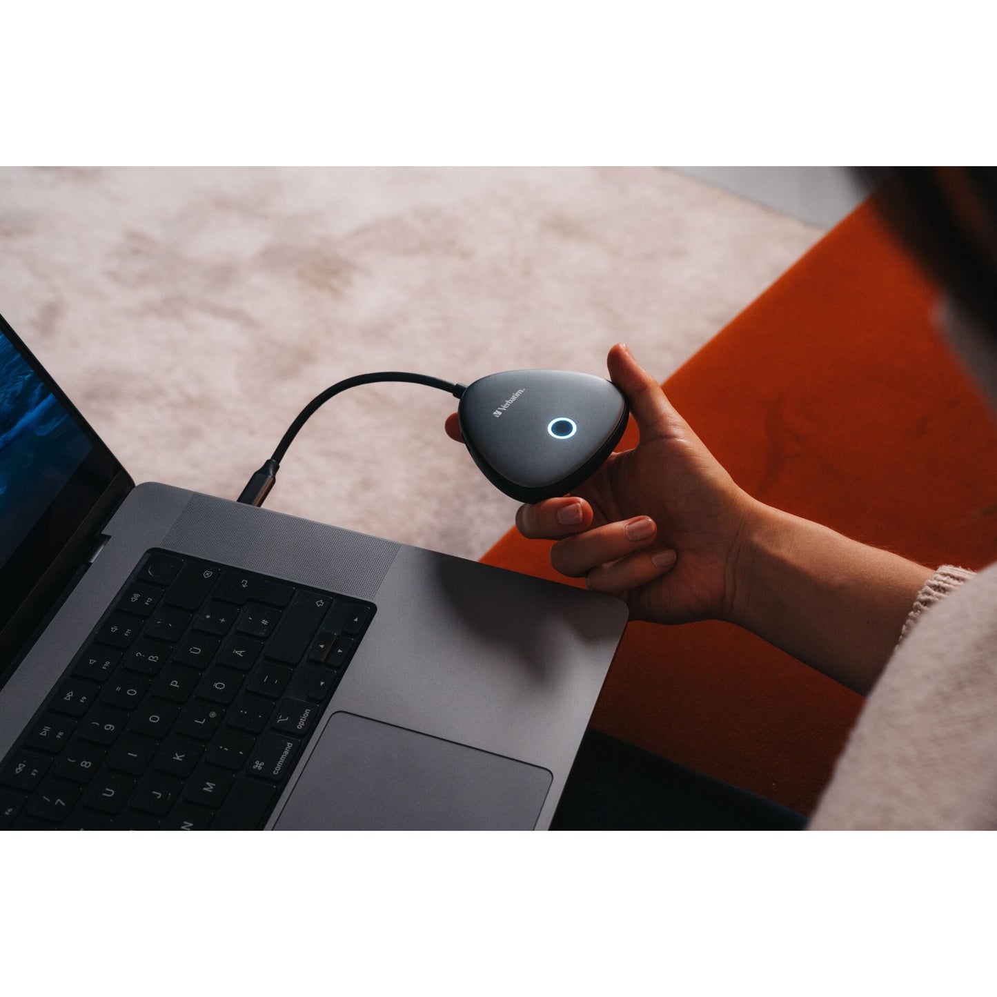 Verbatim Share My Screen USB-C Wireless Displ. Ad. 4K/Hub 32147