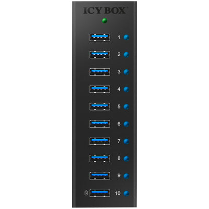 Raidsonic ICY BOX IB-AC6110 10-Port USB 3.0 Hub