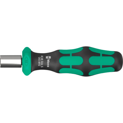 Wera 838 RA S Bitholding Screwdriver w.Ratchet func.1/4