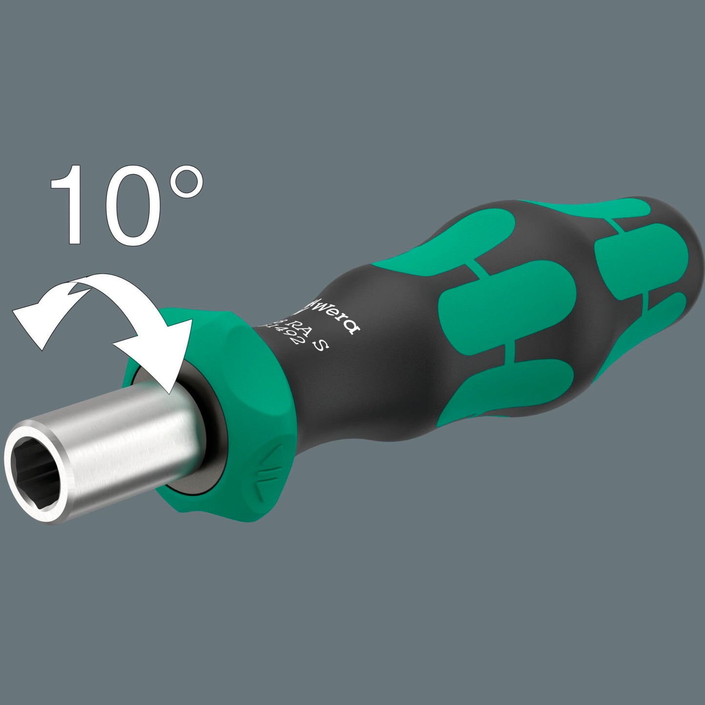 Wera 838 RA S Bitholding Screwdriver w.Ratchet func.1/4