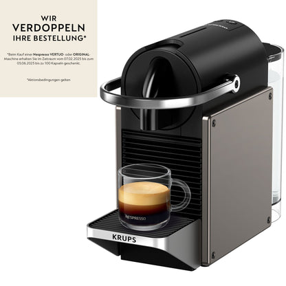 Nespresso XN 306 T Pixie Coffee Machine  titan   by Krups