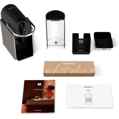 Nespresso XN 306 T Pixie Coffee Machine  titan   by Krups