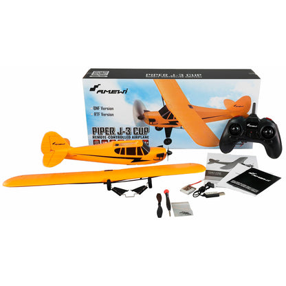 AMEWI Piper J3 Cup with Gyro 3-channel RTF yellow