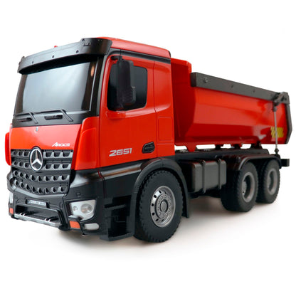 AMEWI Mercedes-Benz Arocs License DumpTruck RTR red 2,4GHz