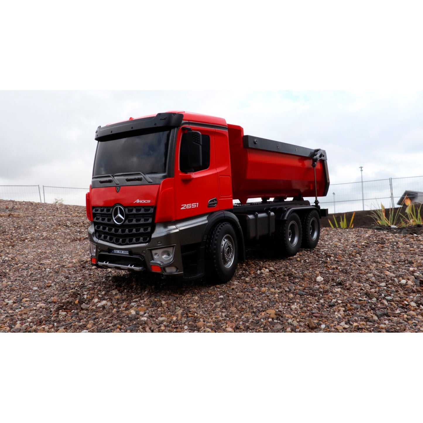 AMEWI Mercedes-Benz Arocs License DumpTruck RTR red 2,4GHz
