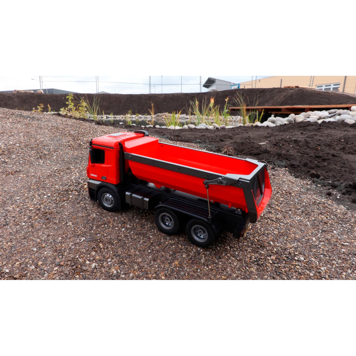 AMEWI Mercedes-Benz Arocs License DumpTruck RTR red 2,4GHz