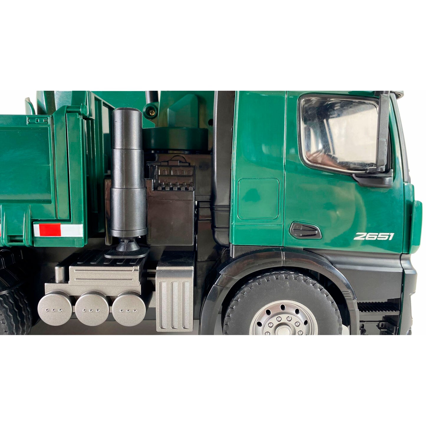AMEWI Mercedes-Benz Arocs Licens Crane Truck w. Tipper RTR green