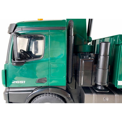 AMEWI Mercedes-Benz Arocs Licens Crane Truck w. Tipper RTR green