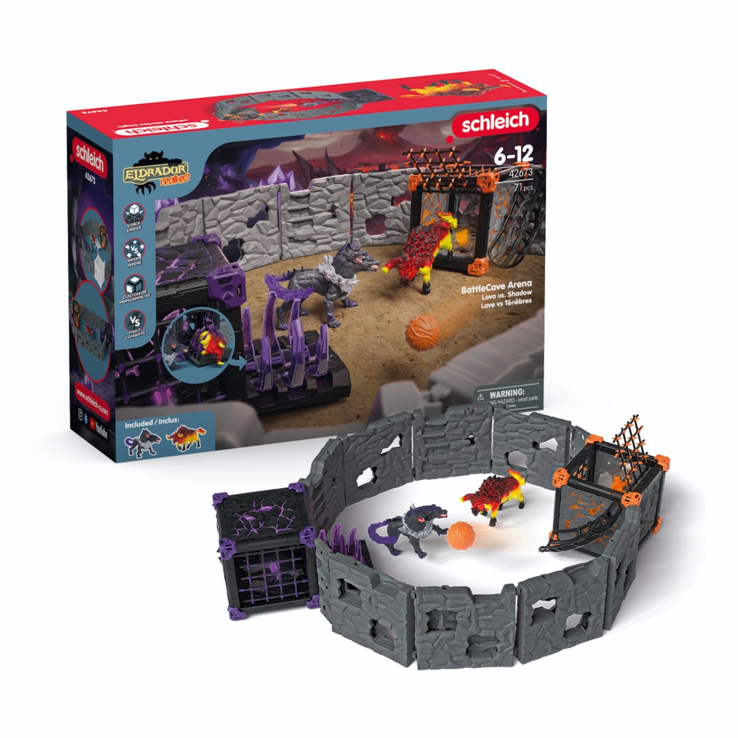 Schleich Eldrador Creatures Arena: Lava vs. Shadow     42673