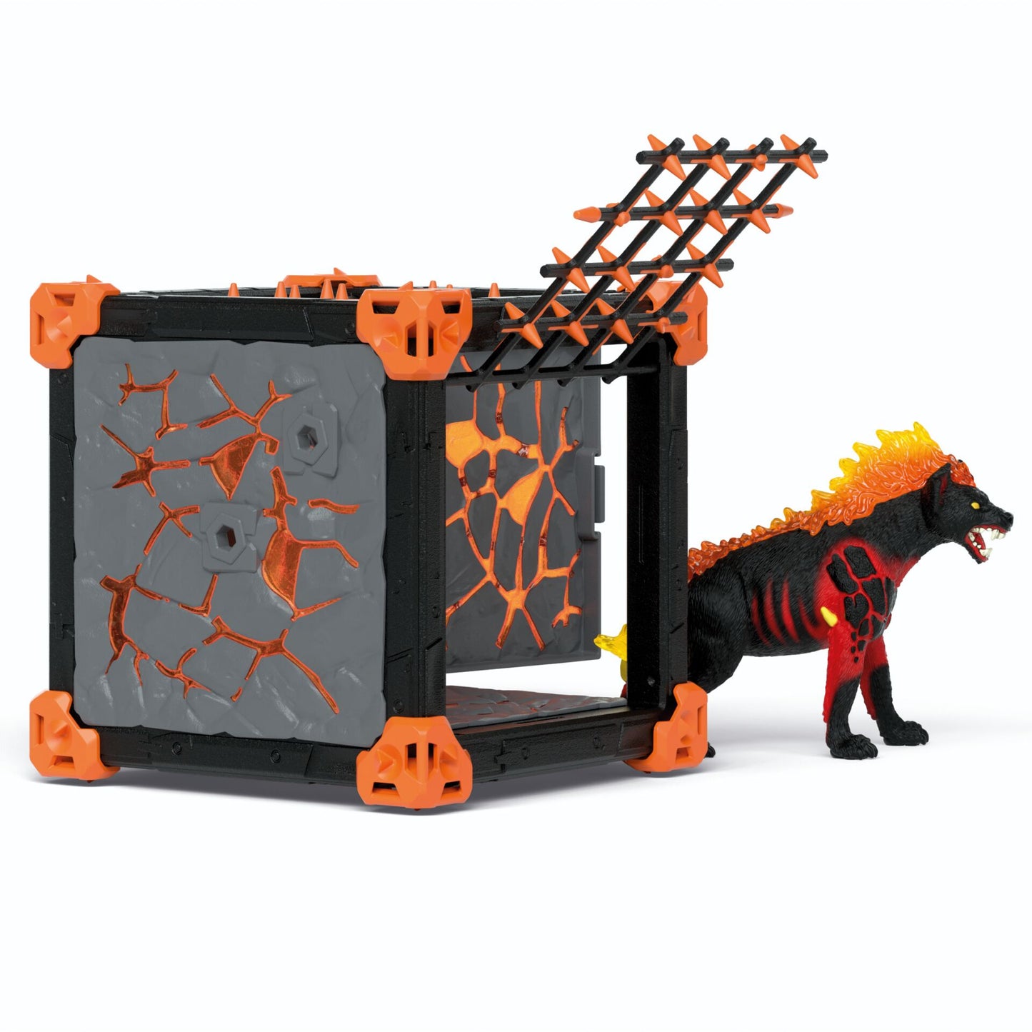 Schleich Eldrador Creatures BattleCave Lava Hyena      42674