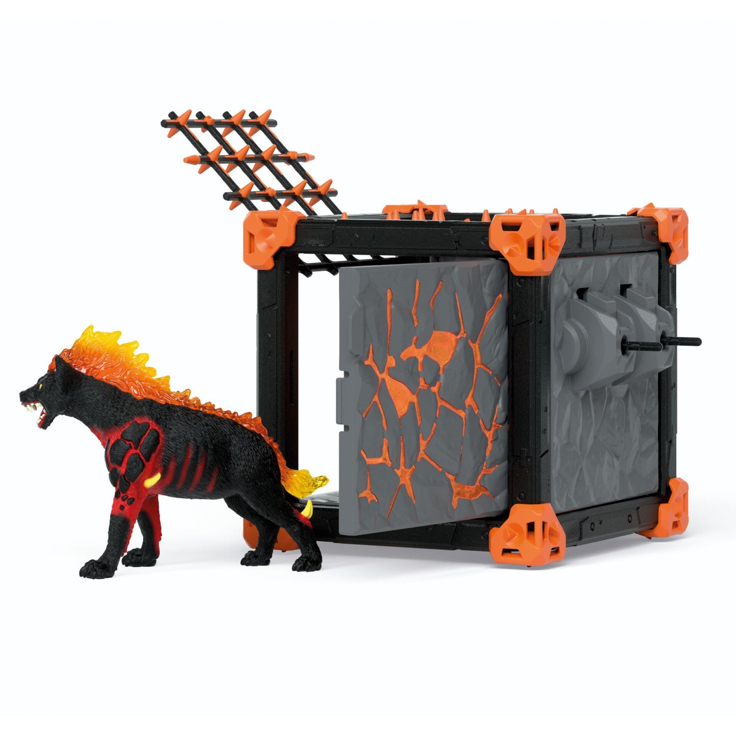 Schleich Eldrador Creatures BattleCave Lava Hyena      42674