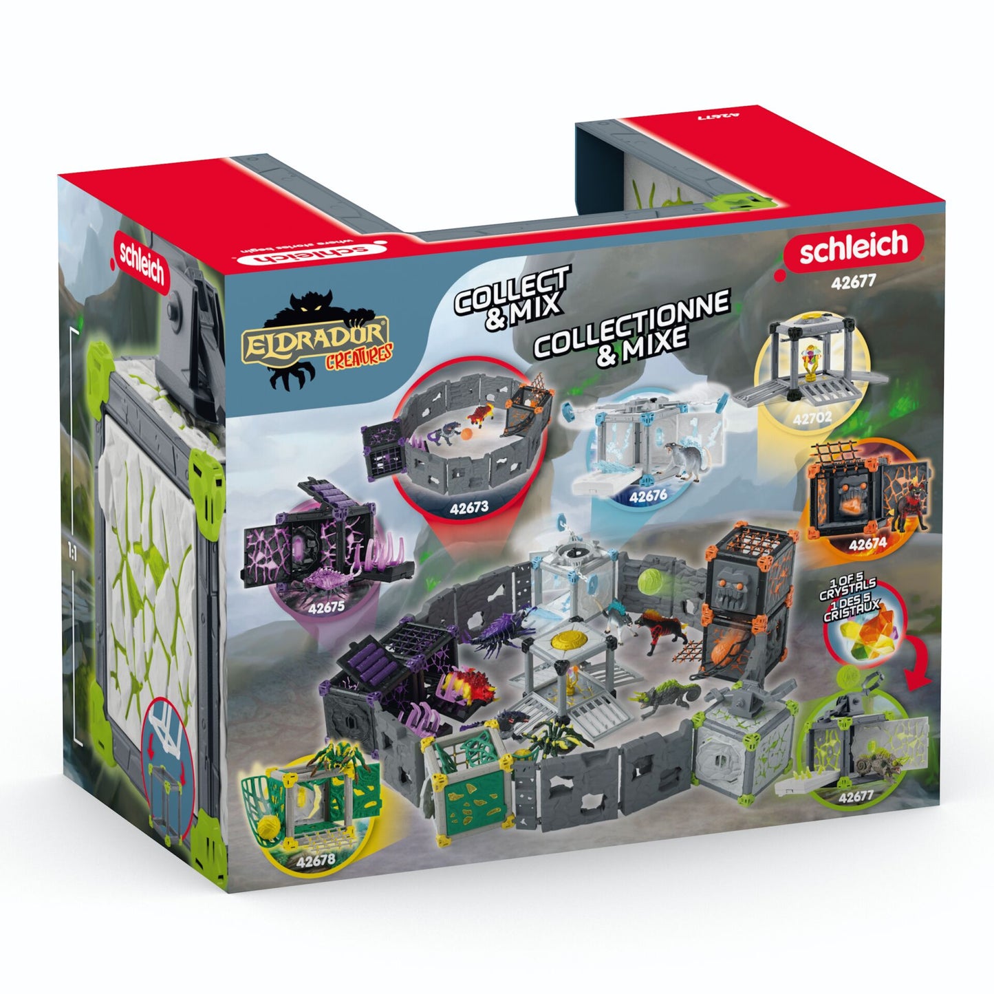 Schleich Eldrador Creatures BattleCave Stone Chameleon 42677