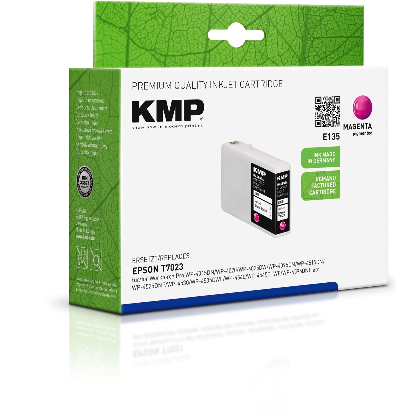 KMP E135 ink cartridge magenta compatible with Epson T7023