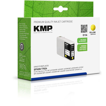 KMP E136 ink cartridge yellow compatible with Epson T7024