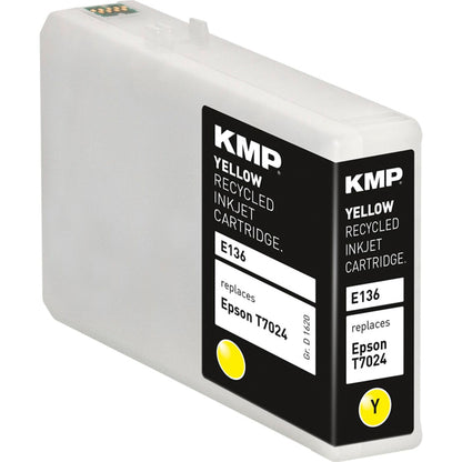 KMP E136 ink cartridge yellow compatible with Epson T7024