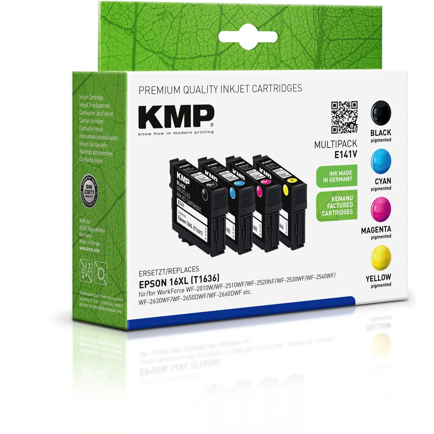 KMP E141V Multipack BK/C/M/Y compatible with Epson T 163