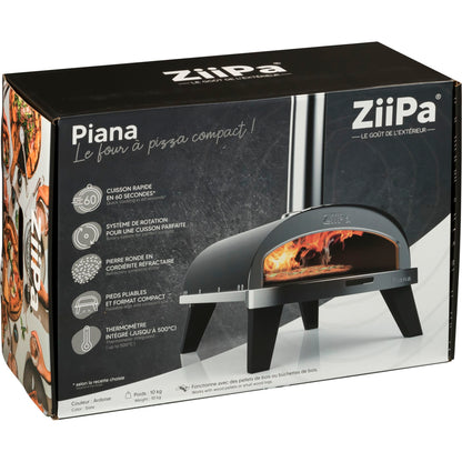 ZiiPa Piana Pellet Pizza Oven Ardoise
