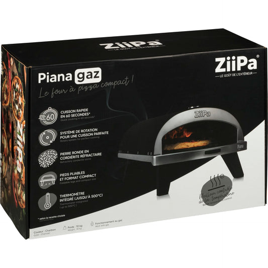 ZiiPa Piana Gas Pizza Oven Charbon