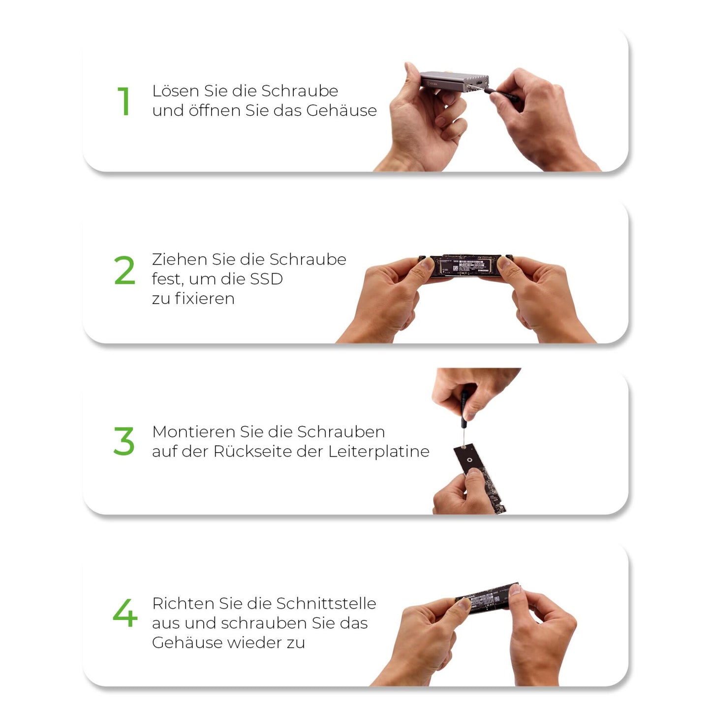 Raidsonic ICY BOX IB-1817M-C31 M.2 PCIe SSD aluminium enclosure