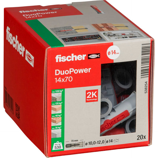 Fischer DUOPOWER 14x70 20 pcs