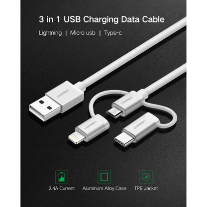 UGREEN 3-in-1 USB2.0-A Multifunction Cable