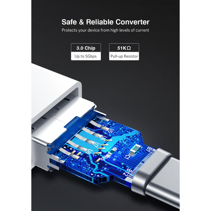UGREEN USB-C to USB 3.0 A Female Adapter White