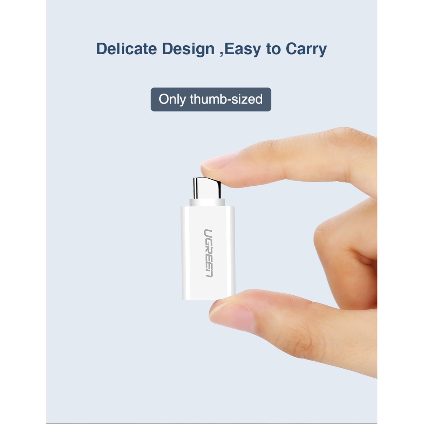 UGREEN USB-C to USB 3.0 A Female Adapter White