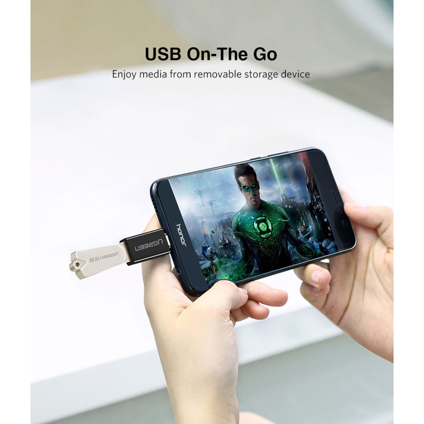 UGREEN USB-C to USB 3.0 A Female Adapter Black