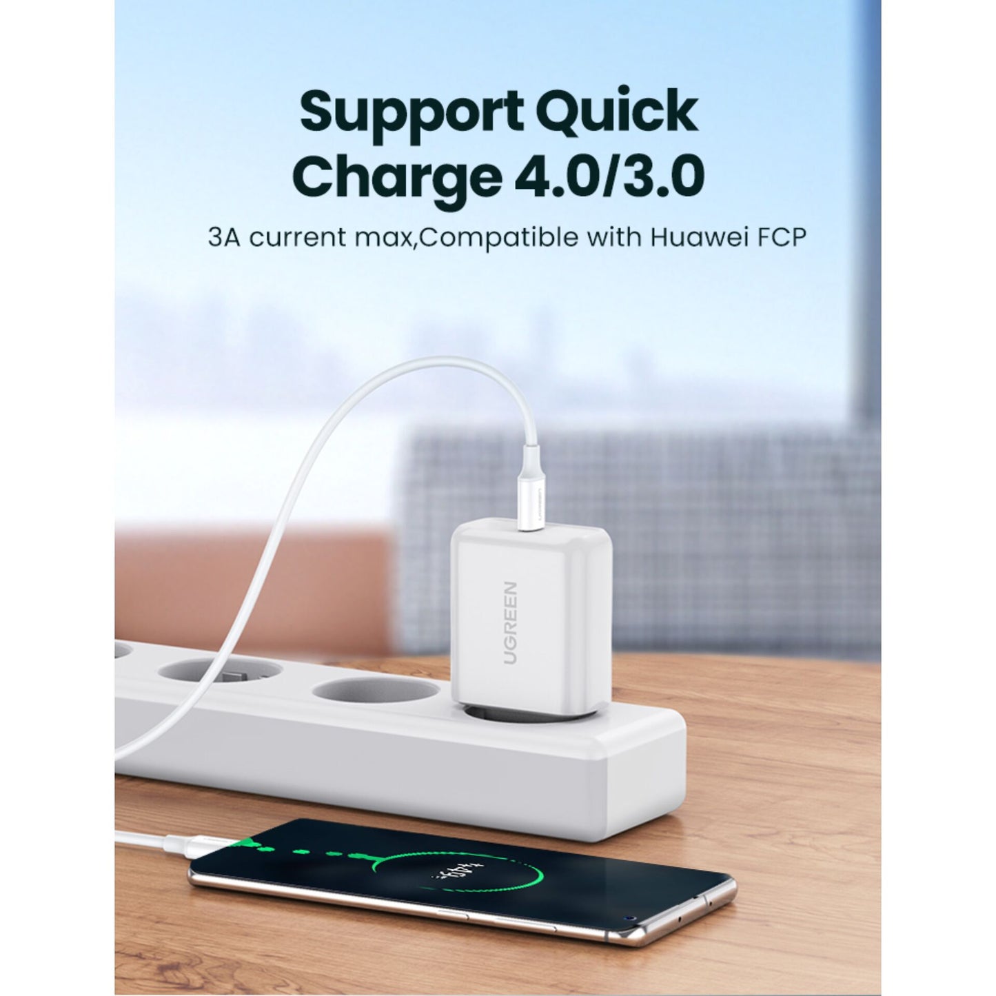 UGREEN USB-C to USB-C Cable 1m White