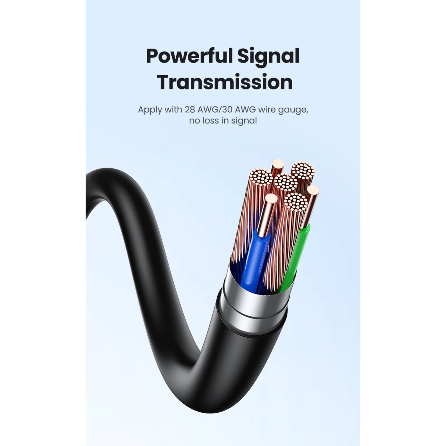 UGREEN Right Angle USB-C to USB-C Link Cable 5m Black