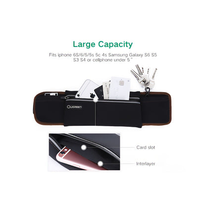 UGREEN Outdoor Running Waist Belt Pack Black