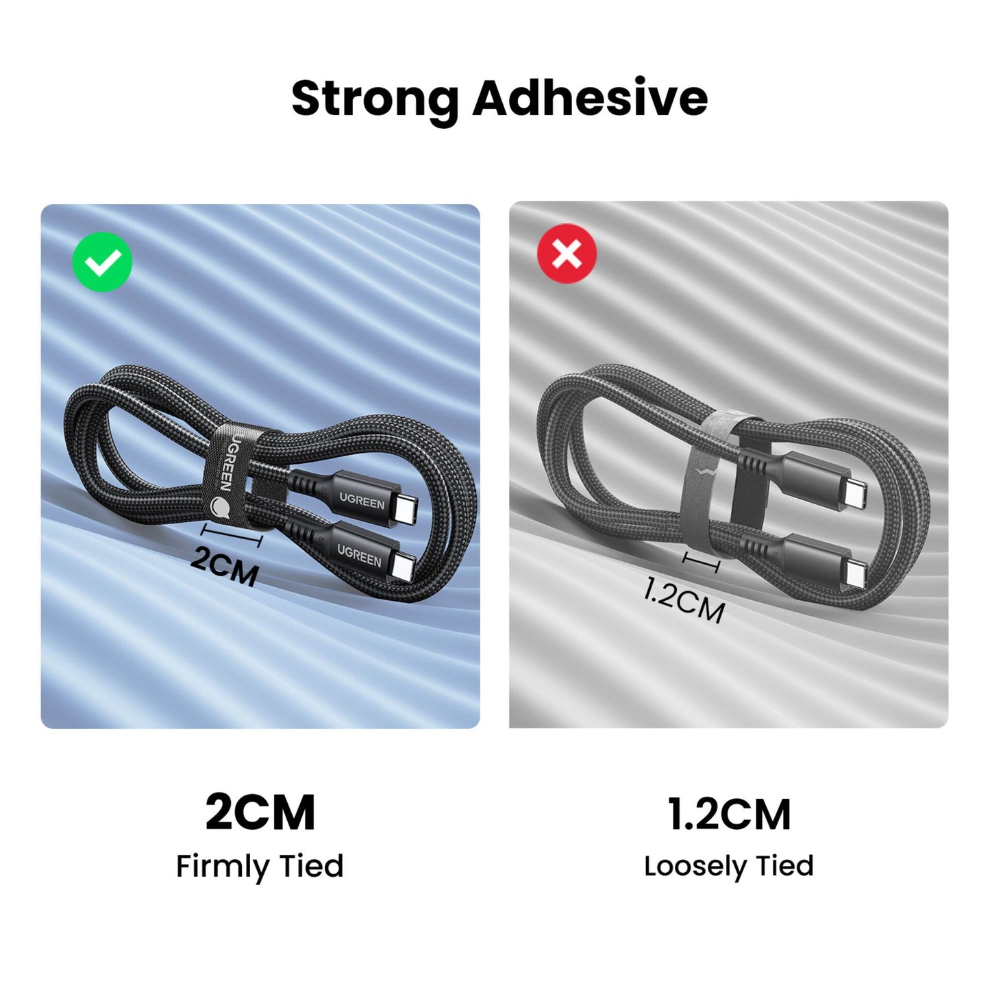 UGREEN Cable Organizer 2m Black