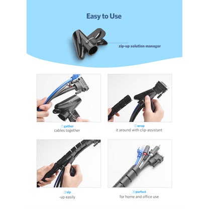 UGREEN Protection Tube DIA 25mm 3m Black